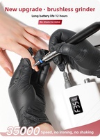 JD206H Ponceuse/Perceuse à Ongles Professionnelle Sans Fil Portable 48W Haute Vitesse 0-35000 tr/min Matériau ABS Prise US Garantie 1 An