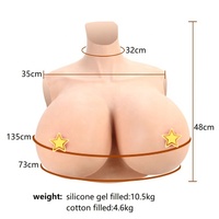 Prothèses mammaires en silicone taille Z, énormes, rembourrées en coton, pour travestis, drag queens, transgenres - Plastron mammaire artificiel de qualité