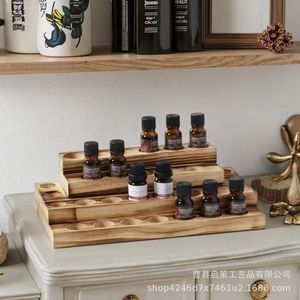 Wooden Essential Oil <b>Rack</b> 3 Tier Desktop <b>Storage</b> Holder For Nail Oil <b>Bottle</b> Display Organizer - Product Image 4