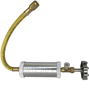INTL-XG080 A/C Olie & Kleurstof Injector + Lage R12/R134a Snelkoppeling Injectie Adapter Kit