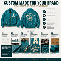 Blouson Bomber en Cuir Vintage Personnalisé pour Homme, Veste Universitaire à Fermeture Éclair Métallique, Veste Letterman avec Patch Chenille, Marque Privée, Fabrication OEM