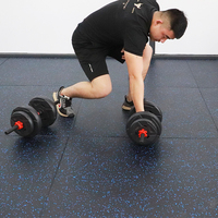 50cm*50cm 1m*1m EPDM Gummibodenbelag Gummifliesen Fitnessstudio-Gummimatte für Innenbereiche