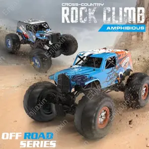 2.4G RC stunt-Auto amphibisches Solid Gear Diff Gelände-Reifen RC Wandkletterfernsteuerung Stunt Rennen RC-Auto mit Li-Po-Akku