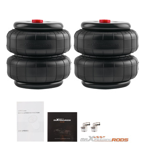 <span class=keywords><strong>MaXpeedingrods</strong></span> Factory – Lot de 2 sacs de suspension pneumatique standard 2500 lb 1/2" NPT à port unique, robustes et universels - Product Image 2