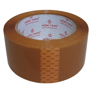 Ruban OPP brun 48mm x 100m 45mic adhésif durable et fort pour l'expédition d'emballage d'étanchéité de carton et l'utilisation quotidienne - Product Image 1
