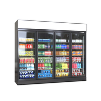 Réfrigérateur à porte en verre verticale à porte unique Réfrigérateur à boissons Coca-Cola