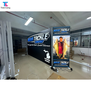 Quick Show Foldable Fabric Aluminum 10x10 <b>Advertising</b> Expo Trade Show Booth Stand for Display <b>Light</b> <b>Box</b> Exhibition Booth - Product Image 3