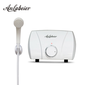 Calentador de agua eléctrico instantáneo sin tanque para baño, tamaño mini, control de perilla, 5500W, precio más bajo - Product Image 1