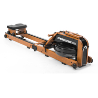 Venta al por mayor profesional de calidad duradera Cardio Training Gym Fitness Power Equipment agua de madera y máquina de remo magnética
