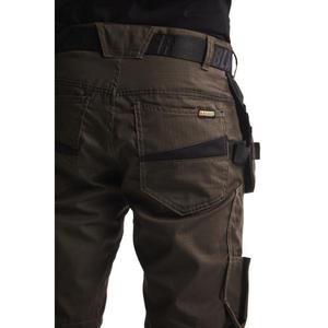 Blaklader กางเกงขาสั้นบริการ149413304599C62มีกระเป๋าเงินสีเขียวมะกอกเข้ม/ดำ-กางเกงยีนส์กางเกงทำงาน7330509688601 - Product Image 5