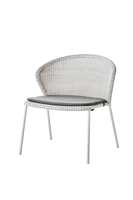 Mobilier d'extérieur Chaises de jardin au design moderne avec cadre en aluminium Meubles de patio Ensembles de chaises de salle à manger d'extérieur empilables