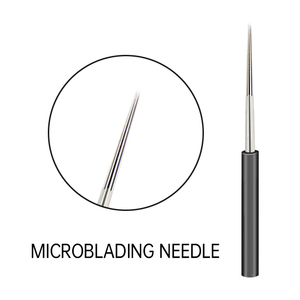 Aiguille de tatouage ronde fermée 3R jetable pour maquillage permanent des sourcils PMU, microblading, aiguille manuelle RL pour l'art corporel - Product Image 2
