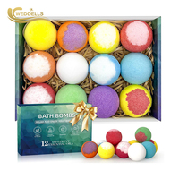 Coffret Cadeau de Bombes de Bain Personnalisées Biologiques Naturelles Véganes aux Huiles Essentielles Effervescentes pour Spa Vente en Gros OEM