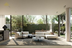 Servicio <span class=keywords><strong>de</strong></span> Renovación y Diseño <span class=keywords><strong>de</strong></span> Villas <span class=keywords><strong>de</strong></span> Lujo <span class=keywords><strong>de</strong></span> Dos Pisos Estilo Moderno con Chimenea <span class=keywords><strong>de</strong></span> <span class=keywords><strong>Piedra</strong></span> e Iluminación Exterior Cálida - Product Image 2