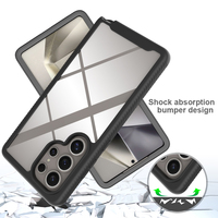 Étui de protection intégral 360° avec cadre avant et protection d'écran en PET pour Samsung Galaxy S25 Ultra/PLUS/S25, robuste et antichoc