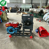 Broyeur de fourrage à haute décharge, électrique, essence et diesel, capacité 500 kg/h, en acier pour l'alimentation du bétail