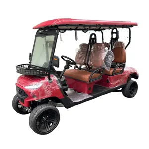 Hot Sale 4-Seater Electric Golf Cart Forward Sightseeing Hunting Bus High Demand Product