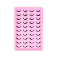 20 paires de faux cils monobloc les plus vendus, courts, à courbure naturelle, tige noire, grande capacité