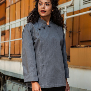 Nuovo Design Divisa <span class=keywords><strong>da</strong></span> Chef <span class=keywords><strong>per</strong></span> Personale di Cucina, Giacca <span class=keywords><strong>da</strong></span> Cuoco Confortevole <span class=keywords><strong>per</strong></span> Ristoranti e Hotel - Product Image 2