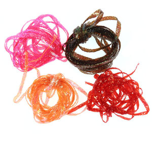 Matériaux de fixation de mouches, tresse plate en diamant Largeur 3mm, 2m - Product Image 2