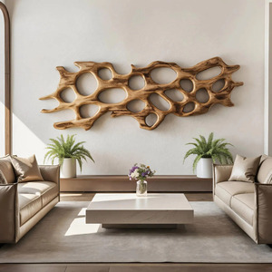 Decorazione <span class=keywords><strong>da</strong></span> <span class=keywords><strong>Parete</strong></span> in <span class=keywords><strong>Legno</strong></span> Antico Fatta a Mano, Scultura Artistica in <span class=keywords><strong>Legno</strong></span> Massiccio Personalizzata per il Medio Oriente - Product Image 4