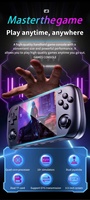 Nouvelle console de jeu vidéo portable H36S rétro avec écran IPS de 3,5 pouces, système Linux, batterie 3000 mAh, lecteur vidéo 64 Go