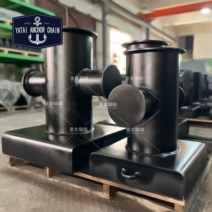 โซ่ยึดเรือยี่ห้อ Yatai แบบ Single Cross Bollard ขนาดเส้นผ่านศูนย์กลาง 100 มม. อุปกรณ์จอดเรือ - Product Image 1