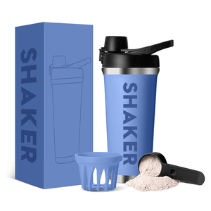 <span class=keywords><strong>Everich</strong></span> 750ml 26oz thép không gỉ <span class=keywords><strong>Shaker</strong></span> chai protein đôi tường thép không gỉ cách nhiệt chai Protein <span class=keywords><strong>Shaker</strong></span> cho phòng tập thể dục - Product Image 1