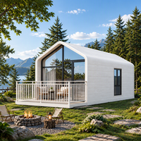 Maisonnette préfabriquée moderne et portable, très demandée, avec salle de bain et cuisine en option
