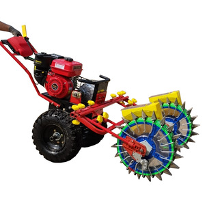 Seminatrice manuale a spinta manuale e trapiantatrice per piante di arachidi e fertilizzanti per uso agricolo - Product Image 5