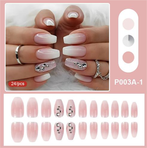 Emballage de modèle de conception élégante de <span class=keywords><strong>faux</strong></span> ongles de doigt d'ABS de style de luxe léger pour l'usage élégant de salon d'art d'<span class=keywords><strong>ongle</strong></span> - Product Image 3