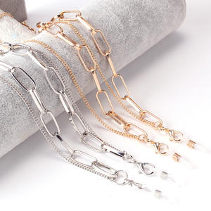 Cadena de Moda para Gafas, Doble Capa, Geométrica, de Aleación de Zinc, Unisex, Verano 2023 - Product Image 4