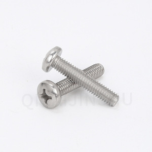 304 Stainless Steel Pan Head Phillips Machine <b>Screws</b> <b>M3</b> M4 M5 M6 DIN GB818 Sink Head A4-70 2B Surface Finish - Product Image 1
