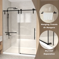 Porte de douche coulissante personnalisable pour cabine de douche, service OEM ODM