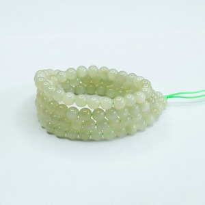 Hetian Ngọc & Nga jasper phật hạt Vòng đeo tay vòng cổ-màu xanh lá cây 6mm, 108 hạt, Chất lượng cao - Product Image 6