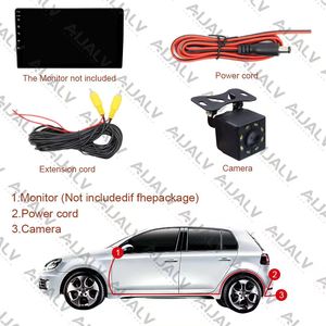 Xe máy ảnh HD CCD 4 LED tầm nhìn ban đêm xe phía sau xem máy ảnh 170 góc rộng phổ xe đảo ngược máy ảnh - Product Image 4