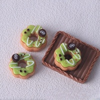Nouveaux mini-donuts en résine Kawaii à dos plat, cabochons, pièces décoratives, matériaux, breloques décoratives pour scrapbooking, accessoires pour loisirs créatifs et scrapbooking