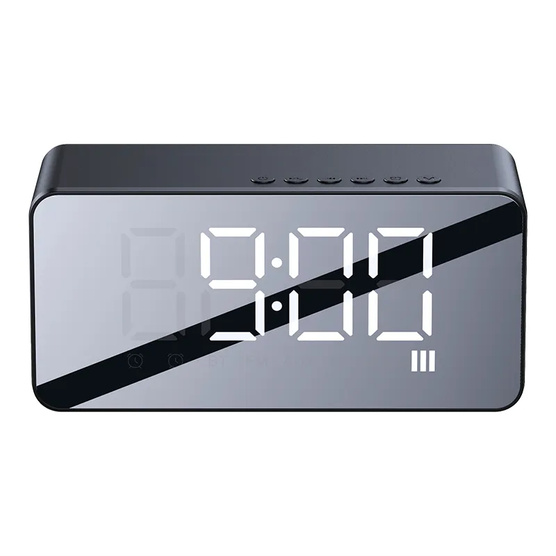 USAMS YX007 Alarm Clock Radio With USB charging port alarm clock for kids wireless speakers audio