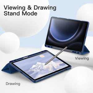 Étui de protection en cuir pliable pour tablette Tab <span class=keywords><strong>S9</strong></span> FE <span class=keywords><strong>Plus</strong></span> & S11, modèle Xst-032, best-seller transfrontalier - Product Image 4