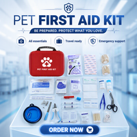 Trousse de Premiers Secours Vétérinaires Imperméable de Haute Qualité pour Animaux de Compagnie et Petits Animaux, Sac de Premiers Secours pour Chiens et Serpents - Vente en Gros