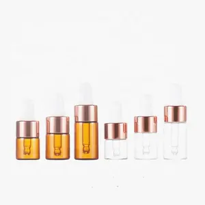 1Ml 2Ml 3Ml 5Ml 10Ml Mini Amber Glazen Druppelaar Fles Etherische Olie Parfum Kleine Monster Glazen Flesje