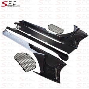 Kit carrosserie en fibre de carbone sèche SPC SVJ 2011-2022 pour <span class=keywords><strong>Lamborghini</strong></span> Aventador SVJ LP700 LP720 LP740 LP750, kit carrosserie aérodynamique amélioré - Product Image 4