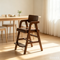Chaise de salle à manger en bois Jiayi - Design moderne, hauteur réglable, durable pour la maison/le bureau