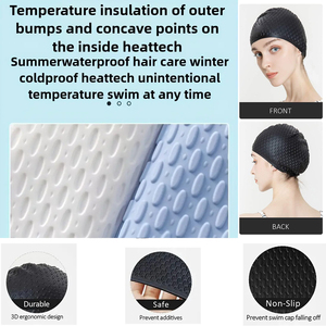 <span class=keywords><strong>Bonnet</strong></span> <span class=keywords><strong>de</strong></span> bain coloré imperméable antidérapant <span class=keywords><strong>de</strong></span> haute qualité à bas prix pour les sports <span class=keywords><strong>de</strong></span> natation vente en gros - Product Image 6