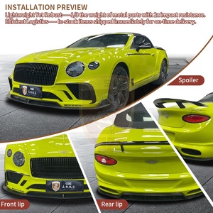 Kit de Carrocería para <span class=keywords><strong>Bentley</strong></span> Continental GT GTC Convertible 2004-2018, Modelo 2022, Parachoques Delantero y Trasero, Faldones Laterales, Tapa de Maletero - Product Image 5