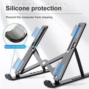 Soporte para Portátil de Diez Niveles Totalmente Compatible, Soporte Elevador de Plástico con Disipación de Calor N3, Ajustable, Plegable y con Almacenamiento - Product Image 3