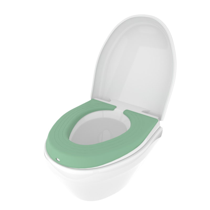 Высококачественная Мягкая Силиконовая Водонепроницаемая моющаяся накладка на сиденье для унитаза многоразовая умная наклейка для унитаза