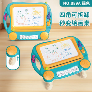 Tableau de dessin magnétique avec touches de piano, 6 échelles, tableau d'écriture effaçable pour enfants de 2 à 4 ans, jouet portable éducatif pour gribouiller - Product Image 5