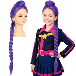 Película Skpop Cosplay <span class=keywords><strong>Rumi</strong></span> Mira Zoey Peluca de pelo sintético colorido resistente al calor americano Cosplay pelucas de pelo de fibra de alta temperatura - Product Image 1