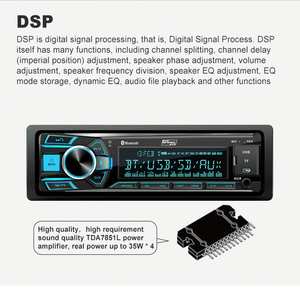 Lecteur MP3 de voiture professionnel DSP Dot Display Connexion USB Tuner Radio combiné Amplificateur 7851L Connectivité BT Stéréo 1 an - Product Image 2